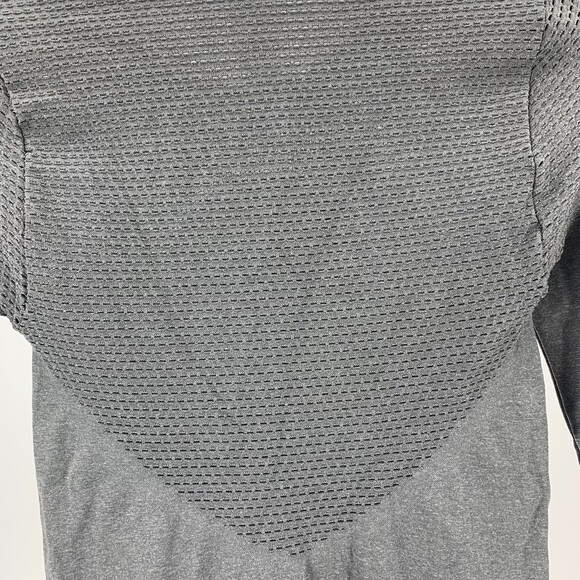 Fabletics gray seamless athletic long sleeve top xs - Picture 7 of 10